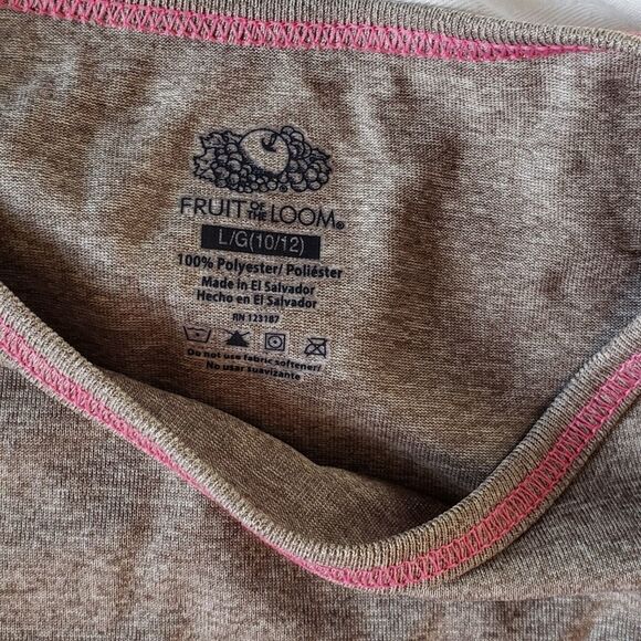 Girls Fruit of the Loom Pajama Set Size 12 - Picture 2 of 4